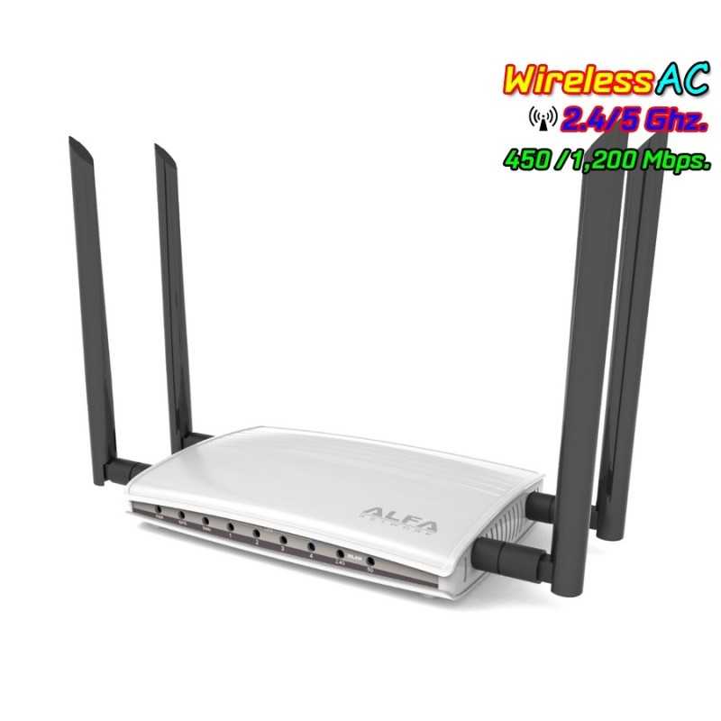 ALFA AC1200R Wireless Broadband Router 2.4/5GHz AC Port Gigabit