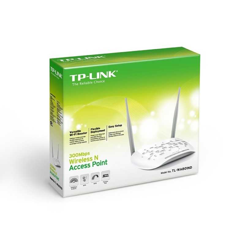 TPLink TLWA801ND Wireless Access Point 2.4GHz 300Mbps POE