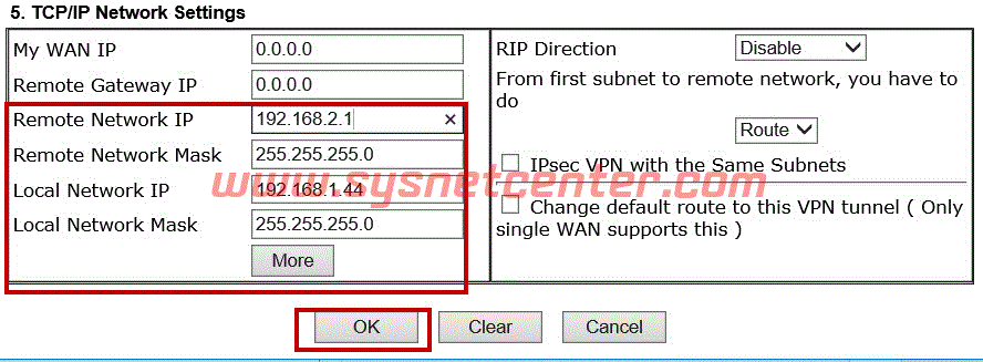 Config IPSecs VPN Site-To-Site บนอุปกรณ์ DrayTek in อุปกรณ์ DrayTek (เดรเทค)-draytek-vpn-site-to-site-006