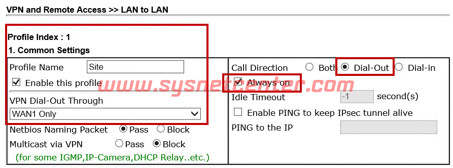 Config IPSecs VPN Site-To-Site บนอุปกรณ์ DrayTek in อุปกรณ์ DrayTek (เดรเทค)-draytek-vpn-site-to-site-008