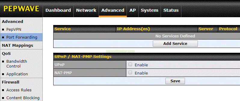 Pepwave VPN site to site