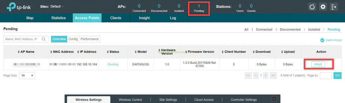 TP-Link OC200 Cloud Controller