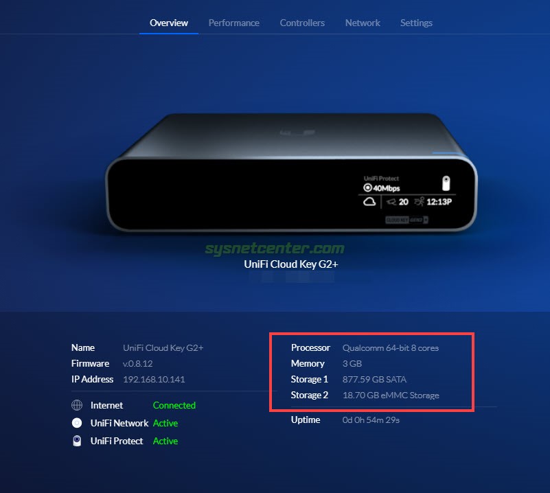 Ubiquiti Unifi UCK-Gen2 Plus